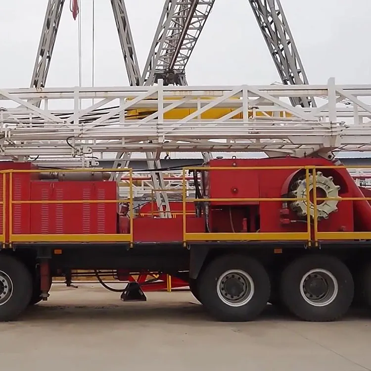 trailer mounted drilling rig equipment oil and gas workover oil and gas workover rig