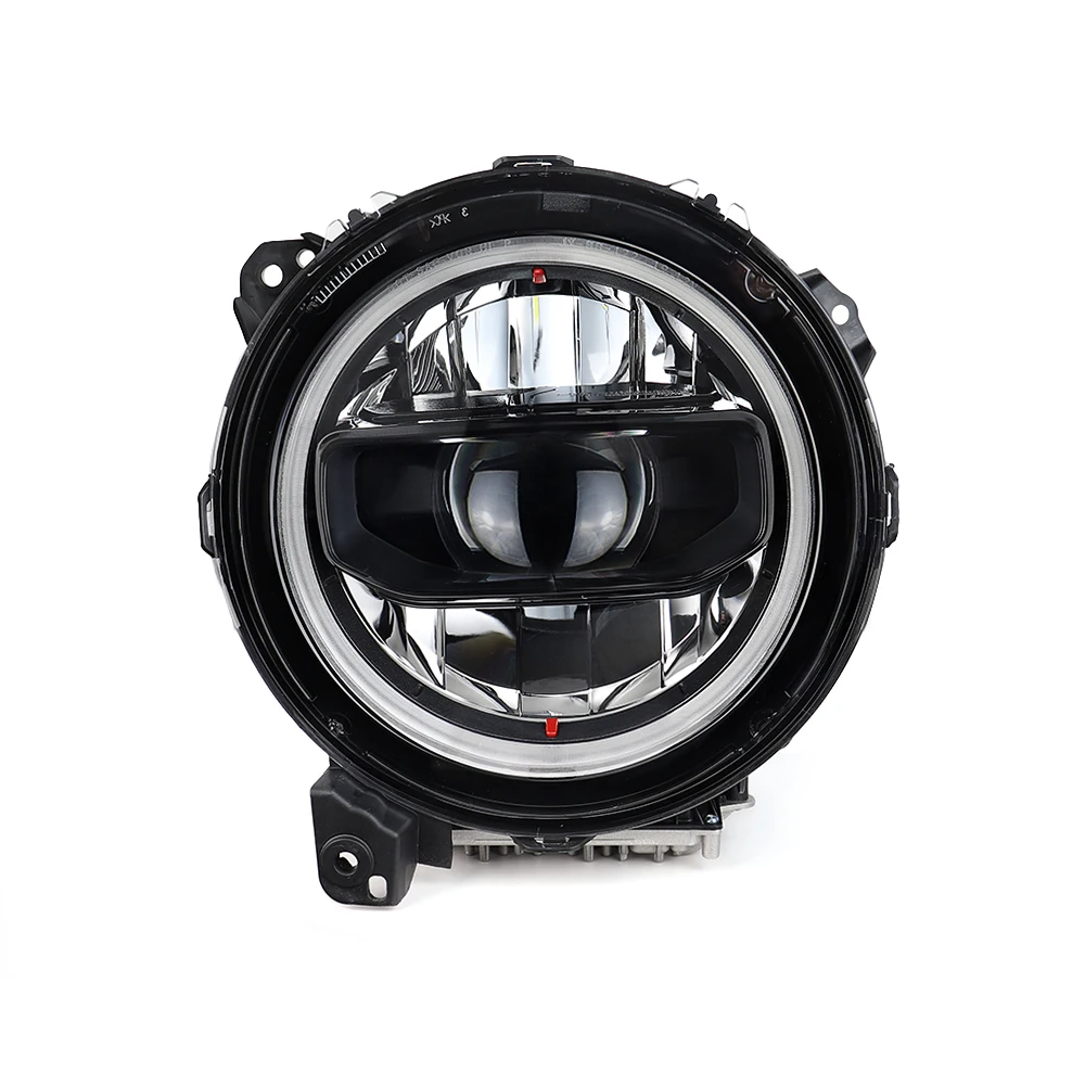 Led Halo Headlight 9inch Headlamp For Jeep Wrangle JL Gladiator JT 2018-2023 OEM Headlight W/Start-up Blue