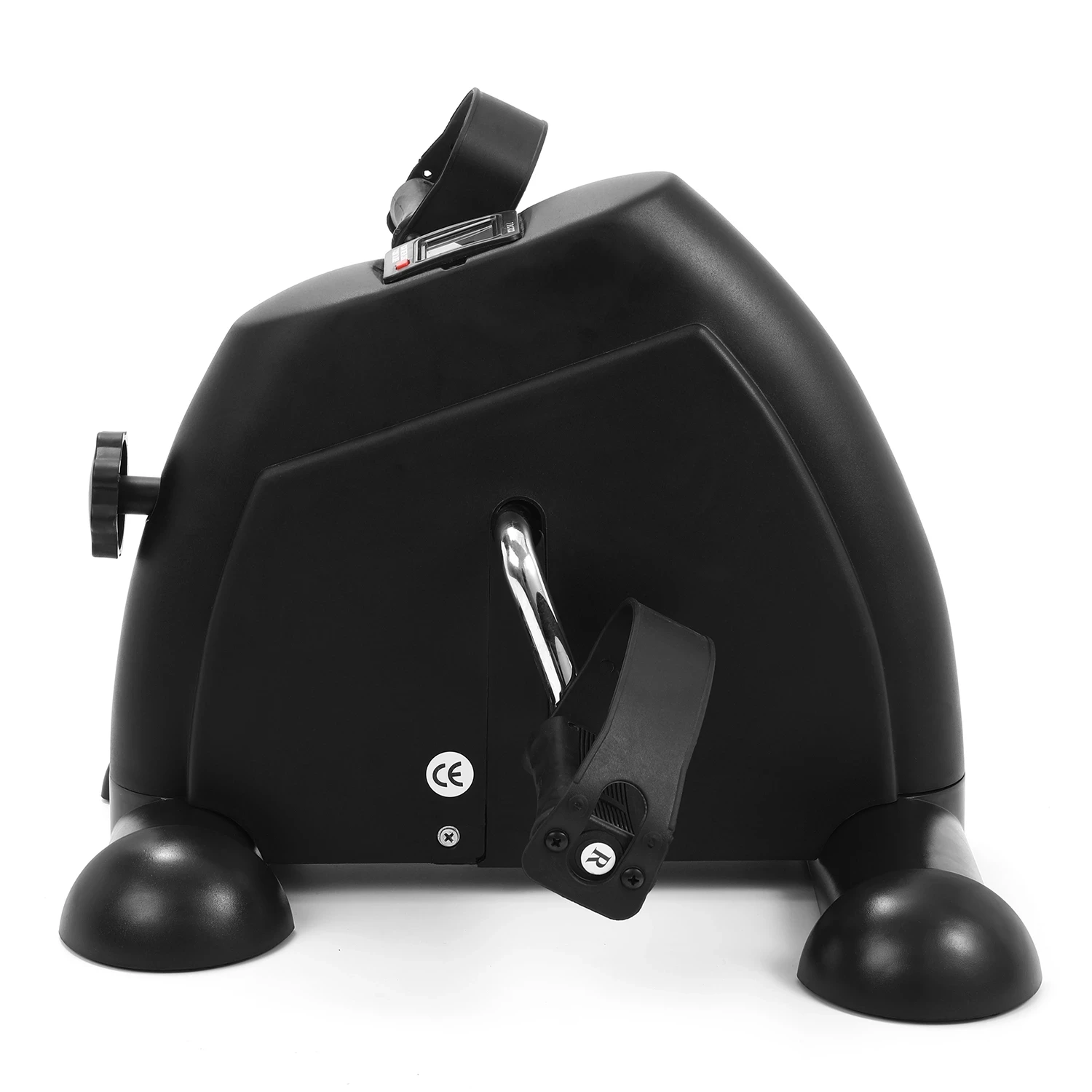Mini Pedal Stepper Exercise Machine LCD Display Indoor Cycling Bike with Adjustable Resistance for Home Office Gym