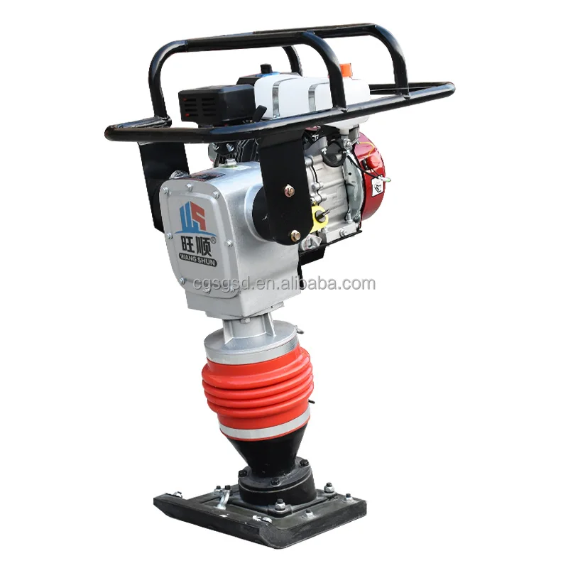 Factory Handheld Compactor Vibrating high quality Engine Gasoline Construction Tools Earth Electric Tamping Rammer Machine Price