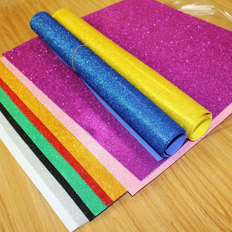 Glitter EVA Sheet foam 1mm 2mm rubber eva foamy sheet EVA FOAM Sheet for Craft