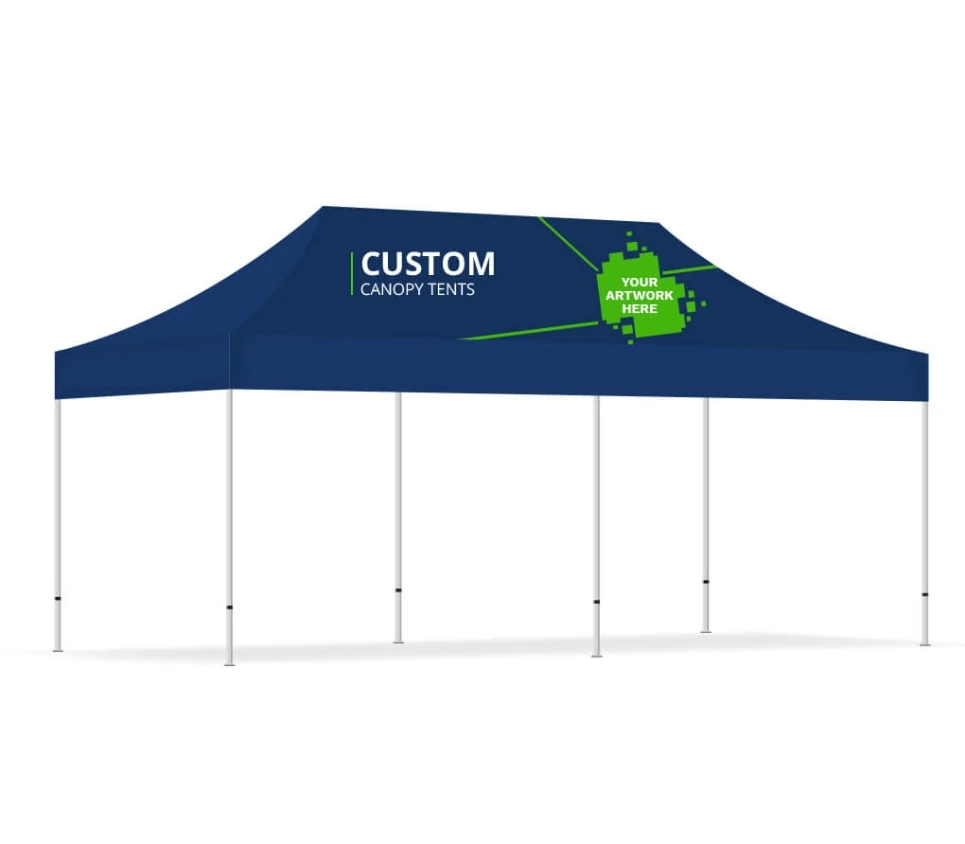 2024 Nice Price Manufactured Custom Logo Aluminum Frame portable 3x6 Foldable Outdoor Canopy Gazebo Tent  Advertising Tents