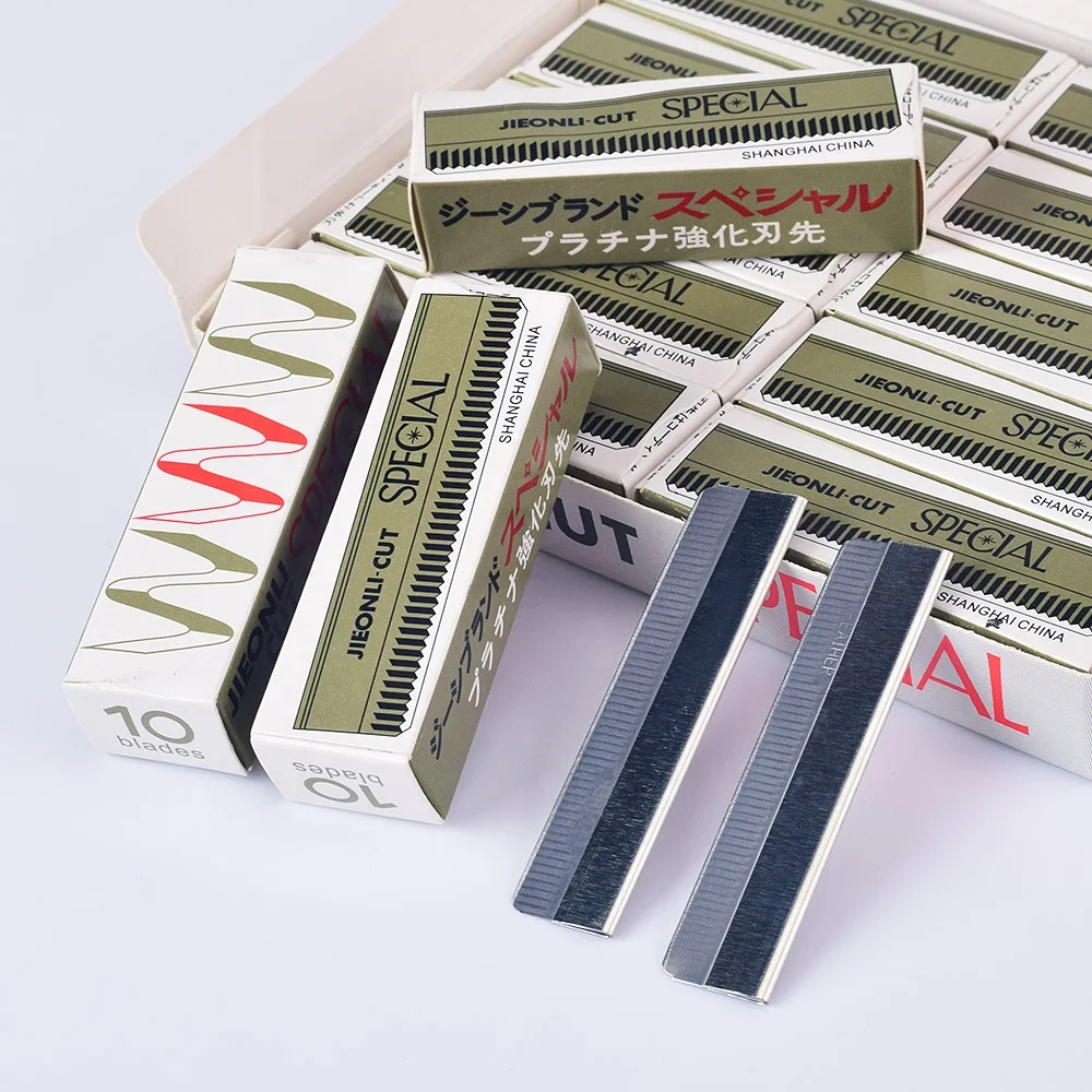 wholesale disposable stainless steel metal blade face shaver eyebrows hair remover razor eyebrow trimmer