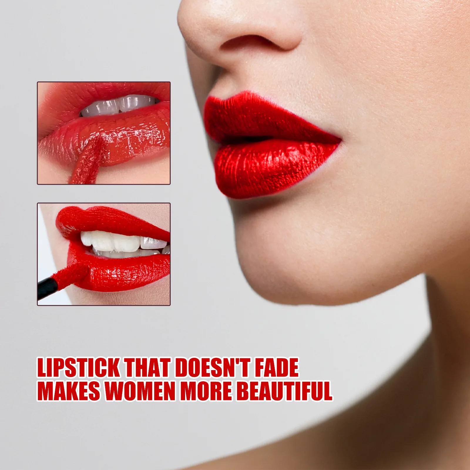 Red wine lip glaze set Moisturizing lip glaze is not sticky and not easy to dip cup waterproof six-color lip dye