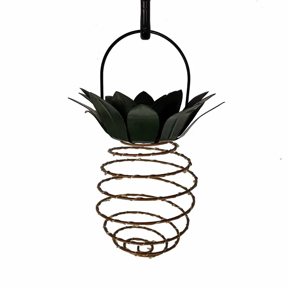 Outdoor Solar hanging Pineapple lantern Garden Decorative Pineapple pendant led garden lamp for solar home light Tree