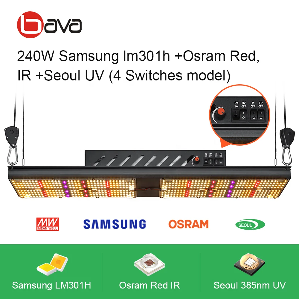  Лучшая гидропонная лампа для выращивания растений samsung lm301h 660nm