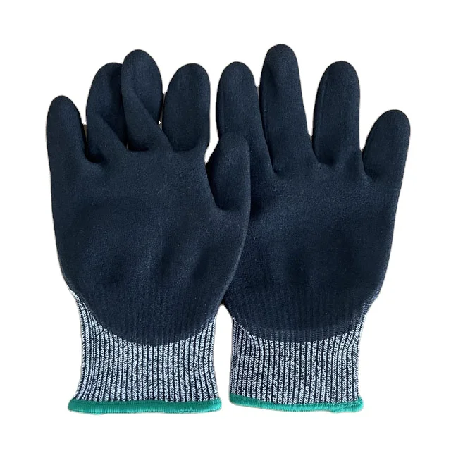 Цена по прейскуранту завода-изготовителя 2 слоя с нитриловым покрытием 5 уровневые Противо-огранки подводной охоты охотничьи перчатки