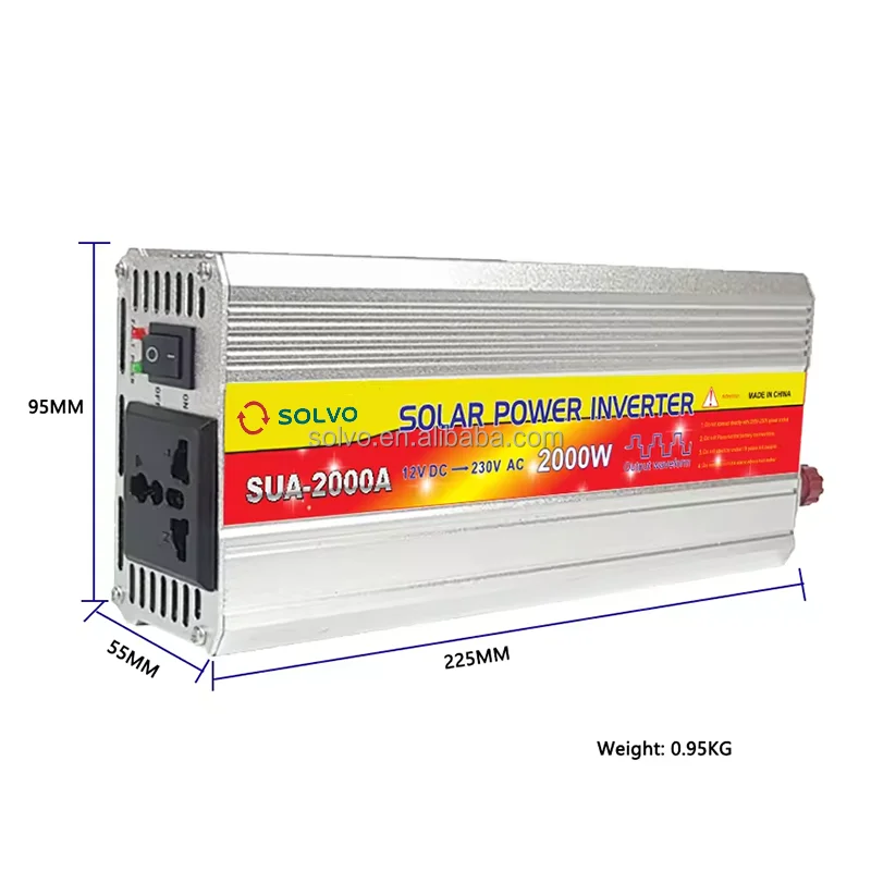 Solarinverter 12V солнечный инвертор 1000w 2000w автомобильный зарядные устройства SUA-2000C-AB номинальной мощности 1000W 10A перенапряжение OEM