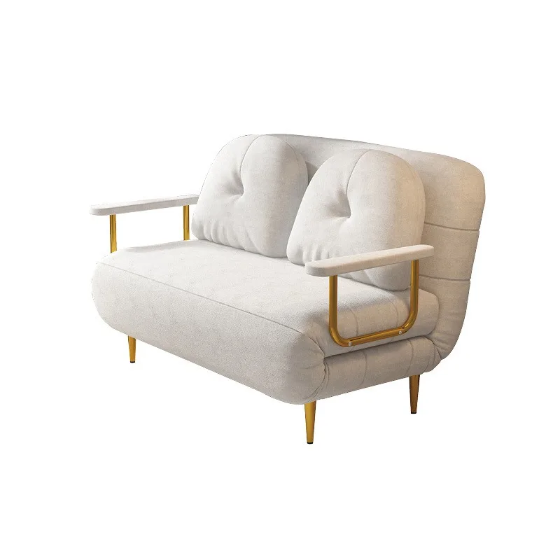 Nordic Living Room Single Sofa Beds Loveseat Convertible Couch Luxury Lazy Comfortable Sofa Sleeper in Bedroom Apartment