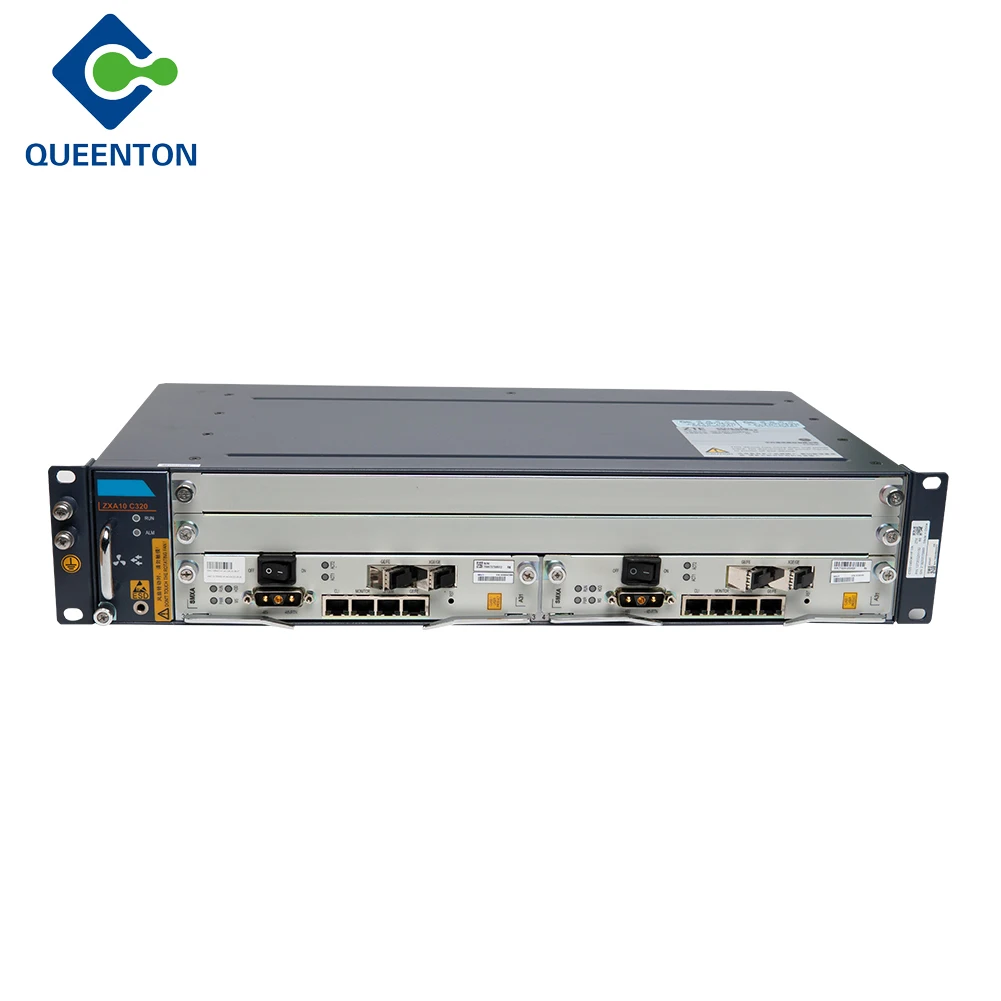 1 pon olt compatible with gtgh card 8port pon with ac dc power C320