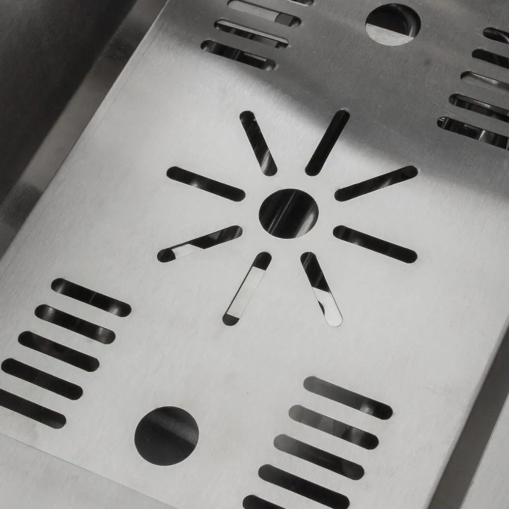 14L+14L Commercial Double-Tank Electric Deep Oil Fryer Stainless steel chicken fryer