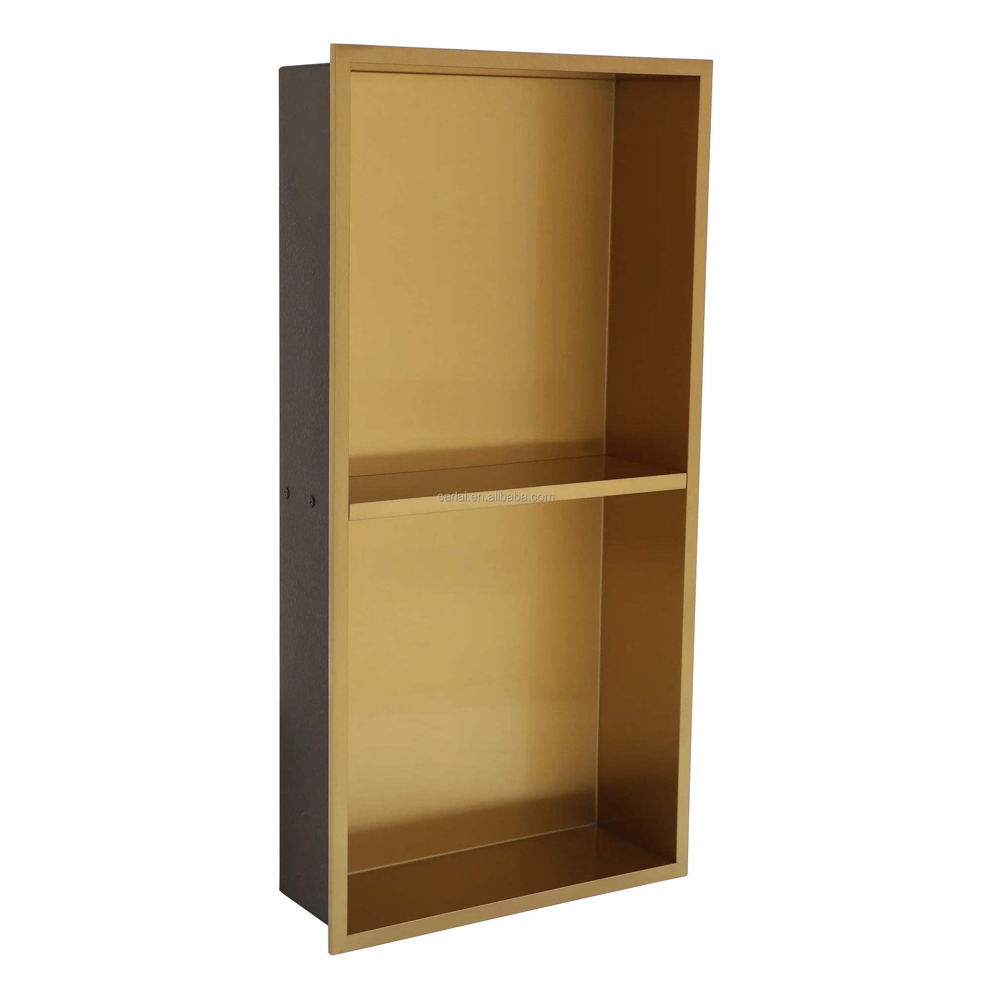 Золотая ниша для душа Mondeway из нержавеющей стали 12x24 дюйма