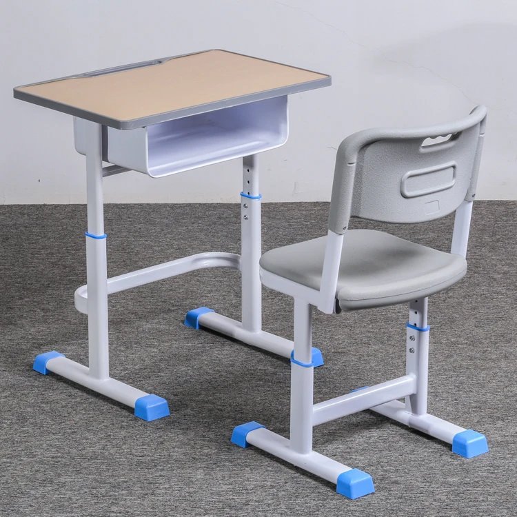 primary school secondary school student table classroom furniture height adjustable luxury desk and chair set