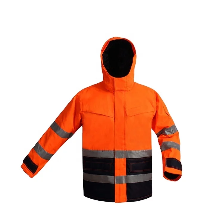 Bright Reflective Safety Jacket for Work Hi Vis PPE Rain Jackets