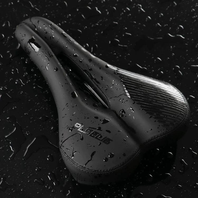 High Quality Black PU Leather Saddle MTB / Road / Folding Bicycle Saddles Soft Bike Front Seats Bike Parts