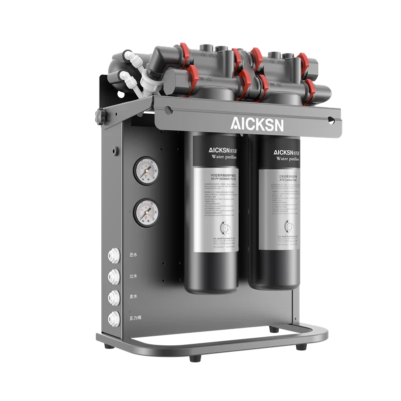 Aicksn 5 Stages RO Water Reverse Osmosis Filtration System Kitchen coffee shop drinking UV Filtration Machine UV Water Purifier