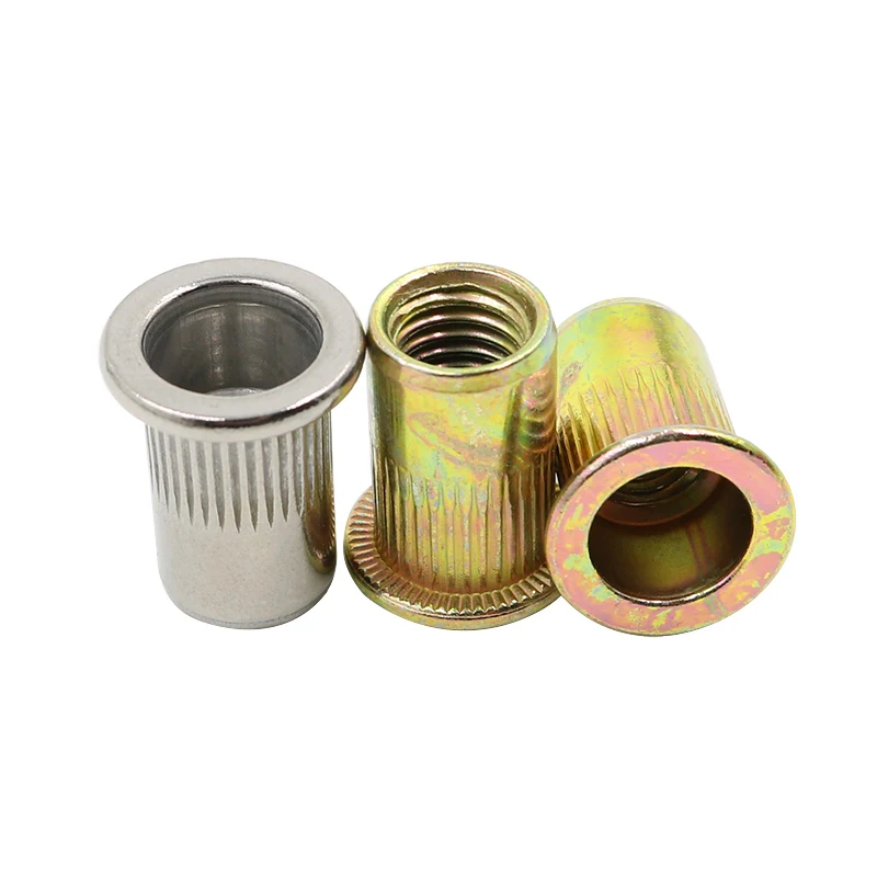 Stainless steel and carbon steel blind rivet nut