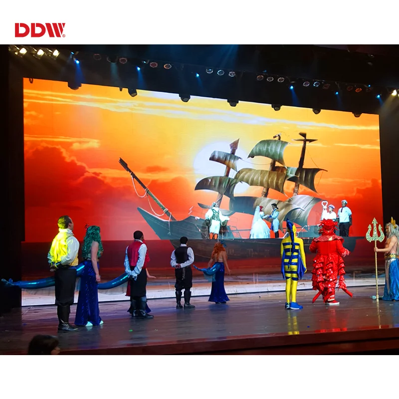 Superior Performance 6x4m Stage Background Video Wall Screen P2.6 P2.98 P3.91 High Resolution Giant Led Display For Auto Show