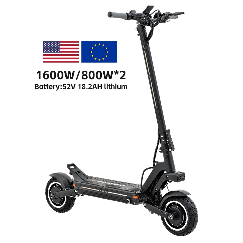 New 1600w High Speed High Endurance Urban E Scooter Smart Two Wheel Electric Folding Remote Pedal Citycoco EEC Scuter Scooter