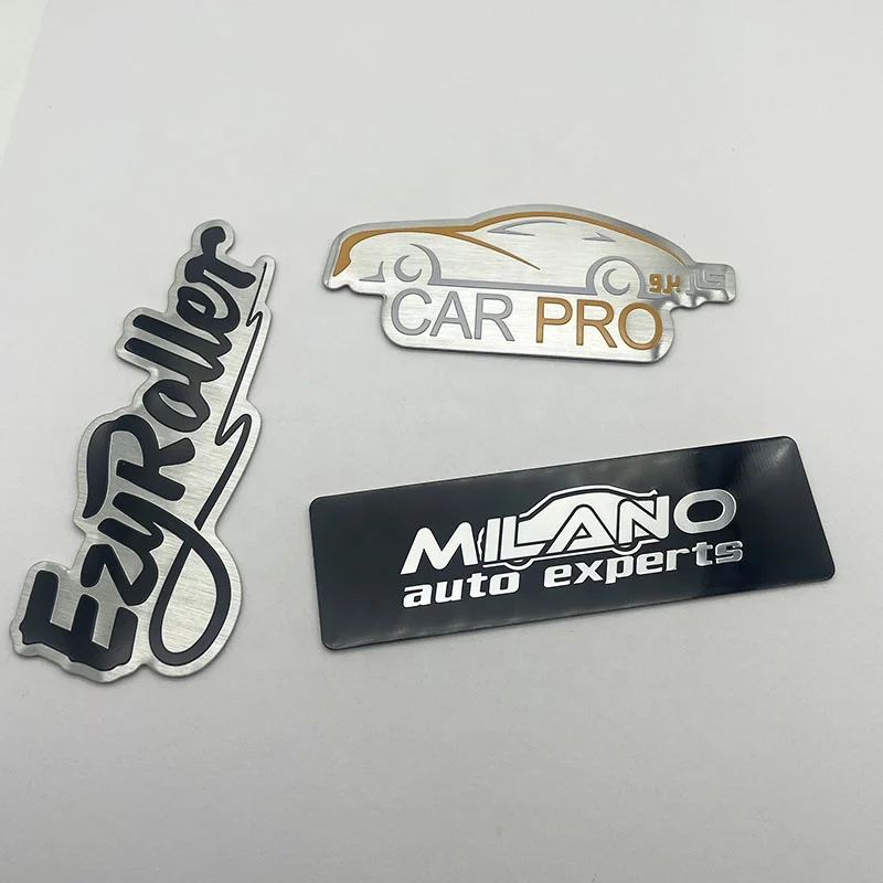 Hot Selling Waterproof Self Adhesive Metal Bicycle Head Badge Motorbike Sticker Car Logo Emblems