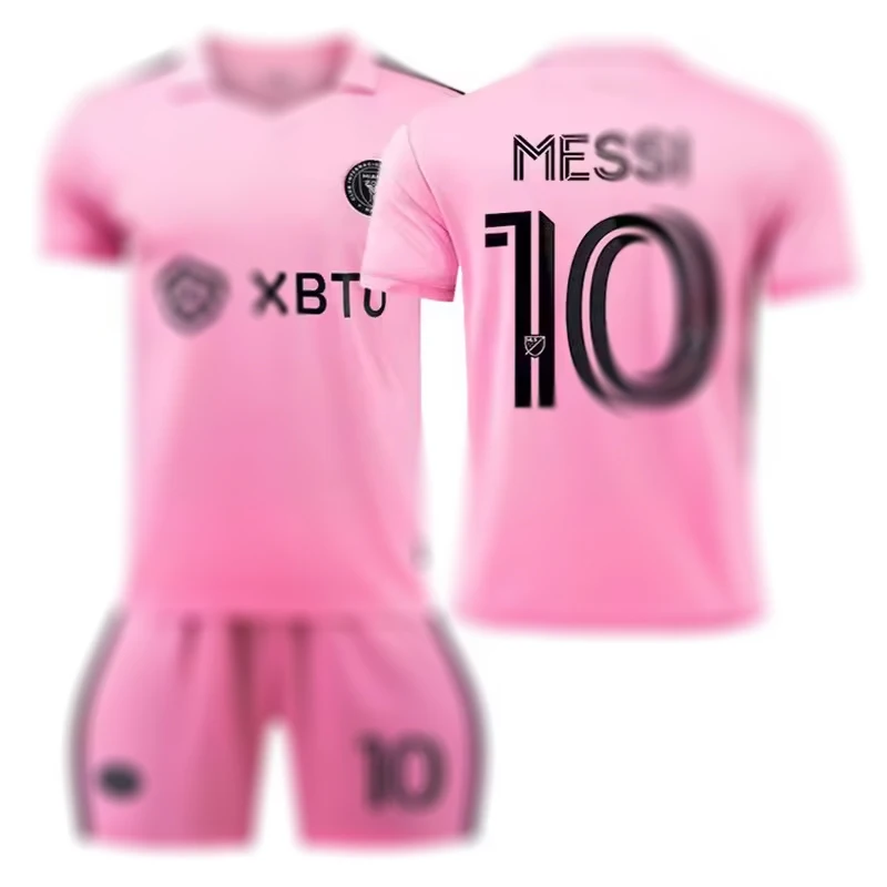 Men Football shirts INTER 23 24 MESSI 10# Soccer jersey MIAMI Black Jersey uniforms Soccer wear