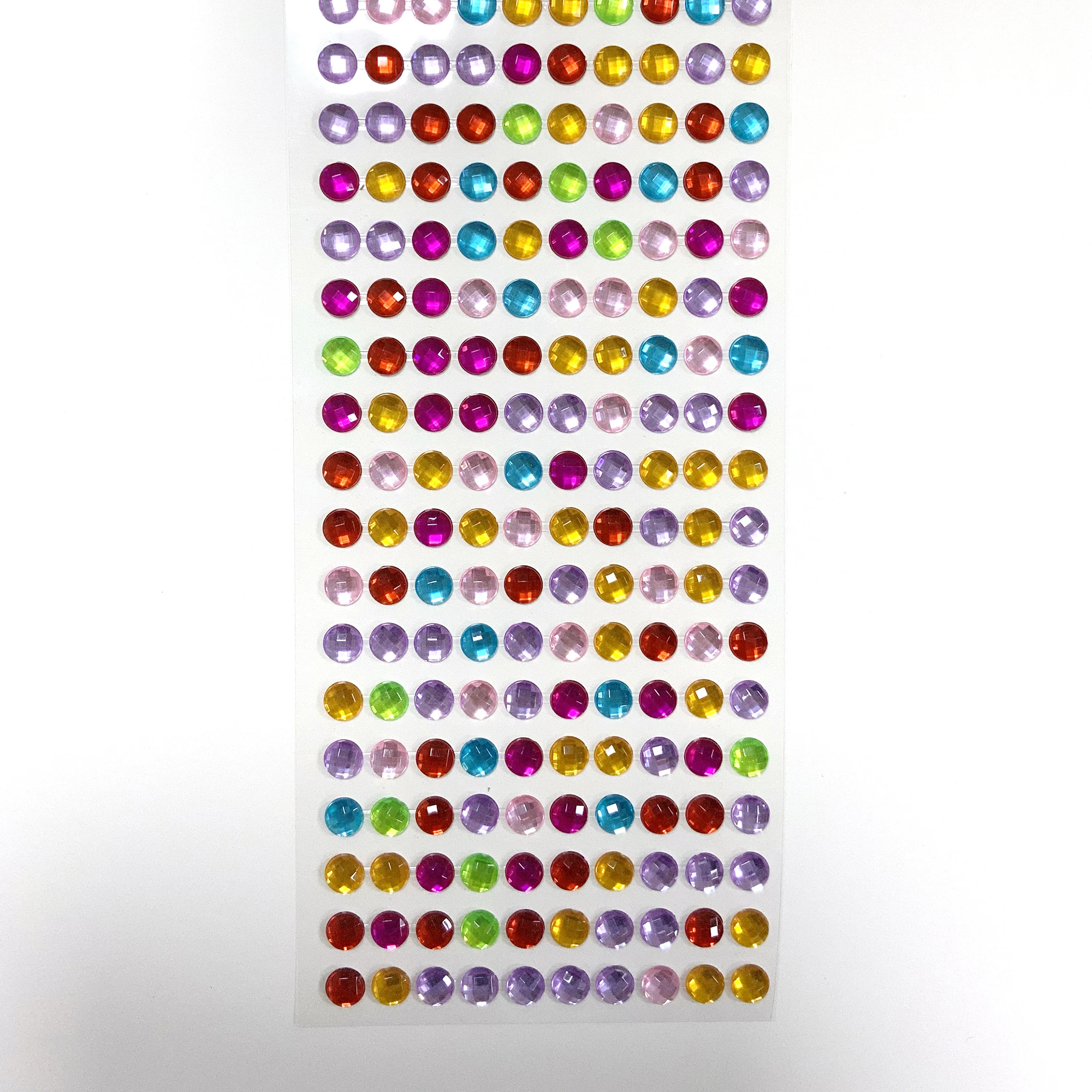 900Pieces 4mm Colorful Bling Diamond Self Adhesive Rhinestone Sticker Sheet for DIY Crafts