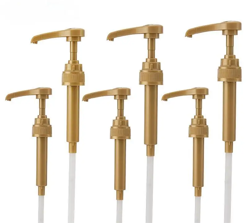 Wholesale Hot Sale 28mm Food Grade Pump Bottle Honey Jam Pum Plastic Torani Coffee Syrup Dispenser Pump