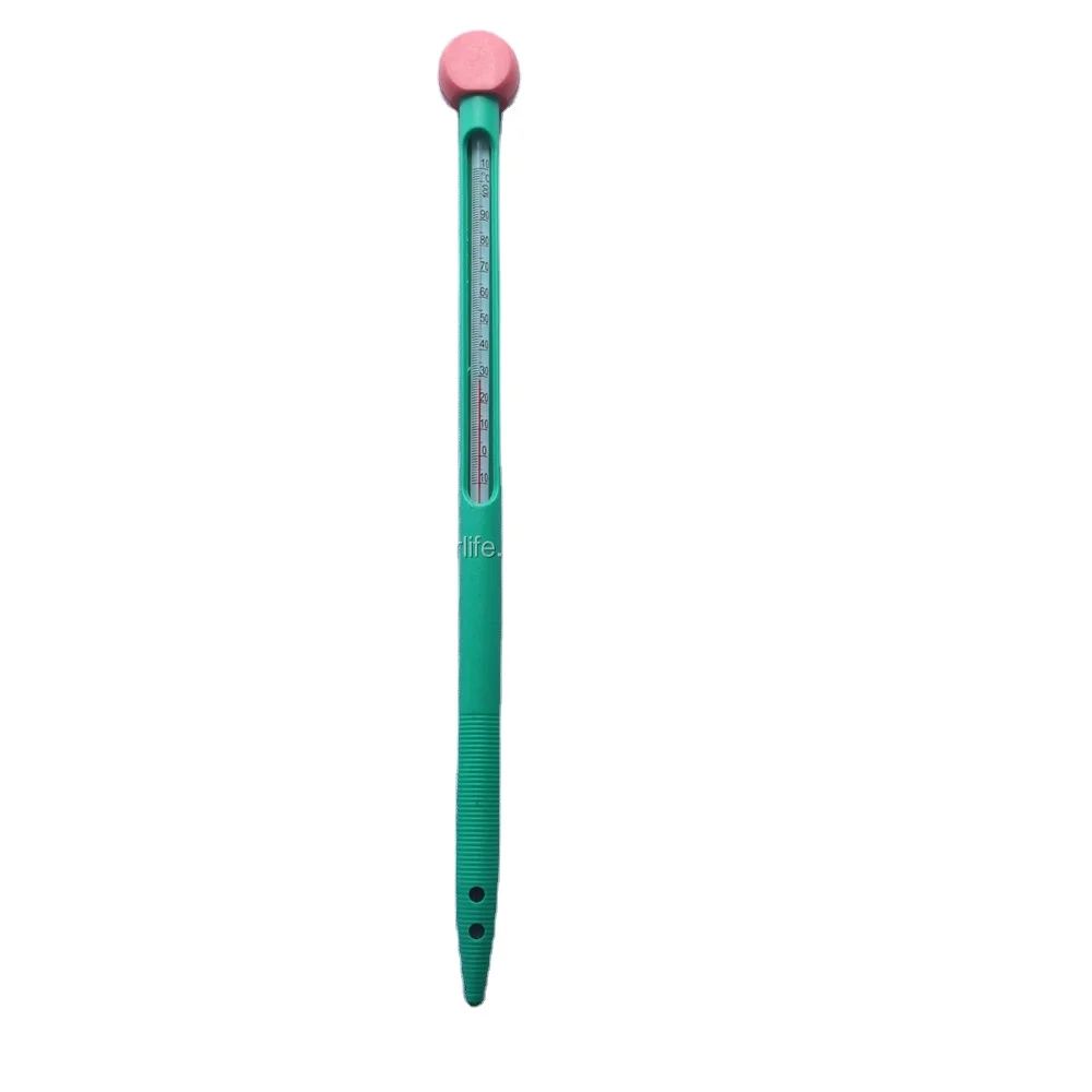 temperature ground soil glass thermometer