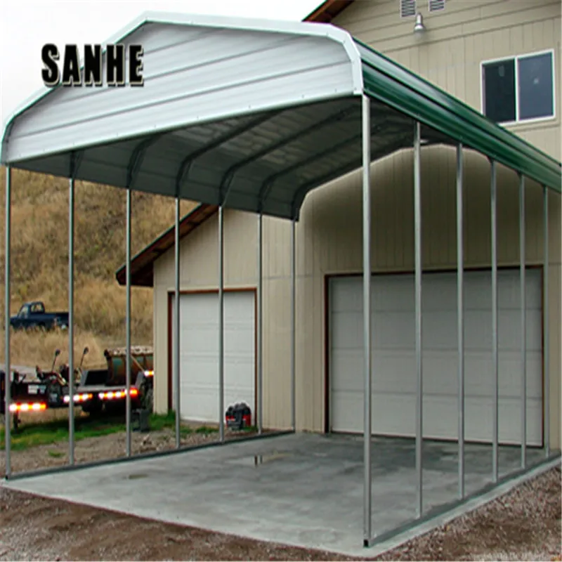 sheet metal Car Cover Metal carport and garage for AU/USA/JP market from China