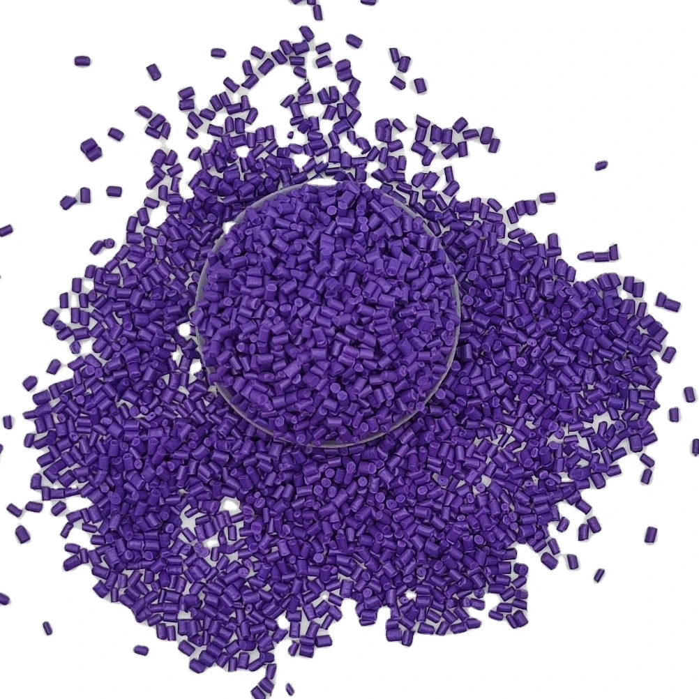 low price Plastic PP PE Color clariant HDPE LDPE PP resin granule Purple Color Masterbatch with 10%-50% clariant pigment
