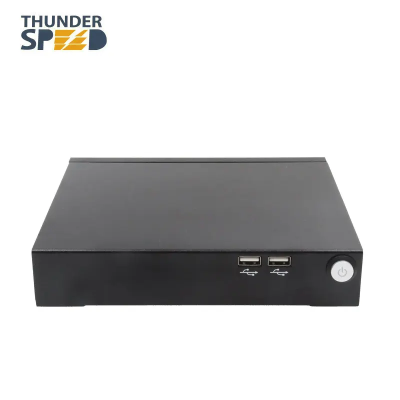 
 Горячая Распродажа, мини-ПК без вентилятора J1900 Quad Core 4G Ram 128G SSD, Wi-Fi, Офисная реклама Win10 OS  