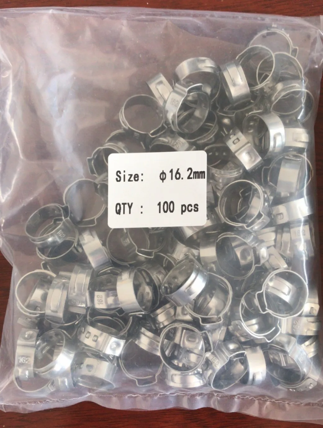 TJKS Tianjin Factory 11.8mm W4 Single Ear Hose Clamp 5*0.5mm