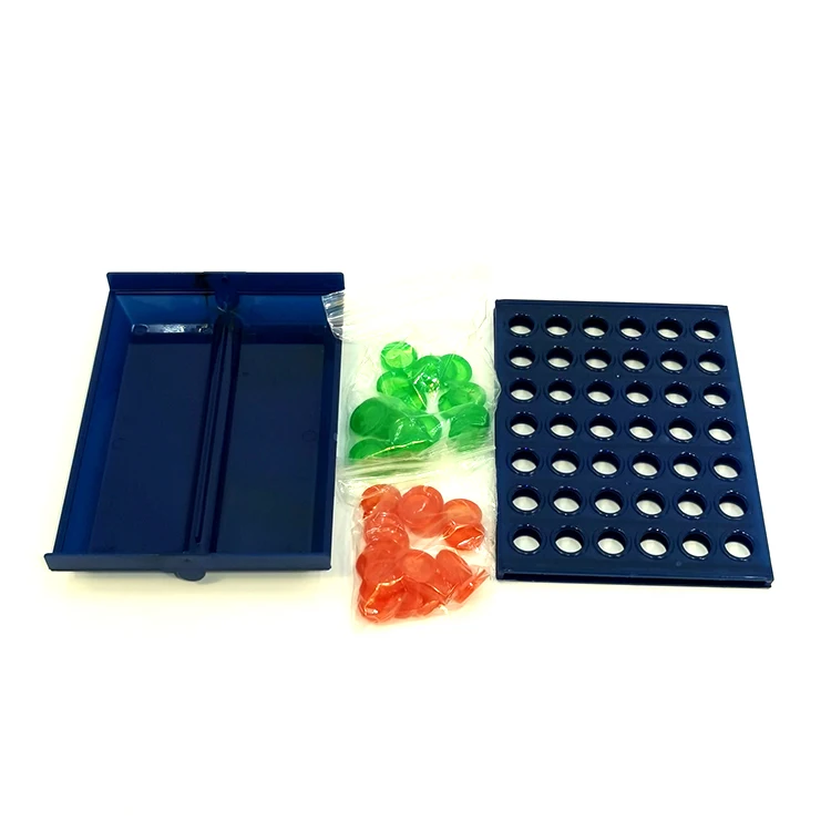 Hot Sale foldable Outdoor Play Toy For Kids Backyard Educational Game Chess Four To Score Plastic 4 Connect In A Row Game