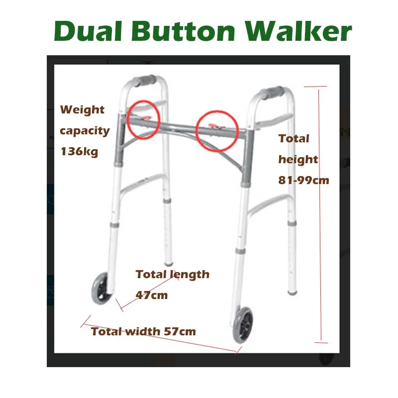 Wa225 Essential Medical Supply Walkers Easy Fold Up Mobility Walker Nice Fold Up Walkers For Seniors
