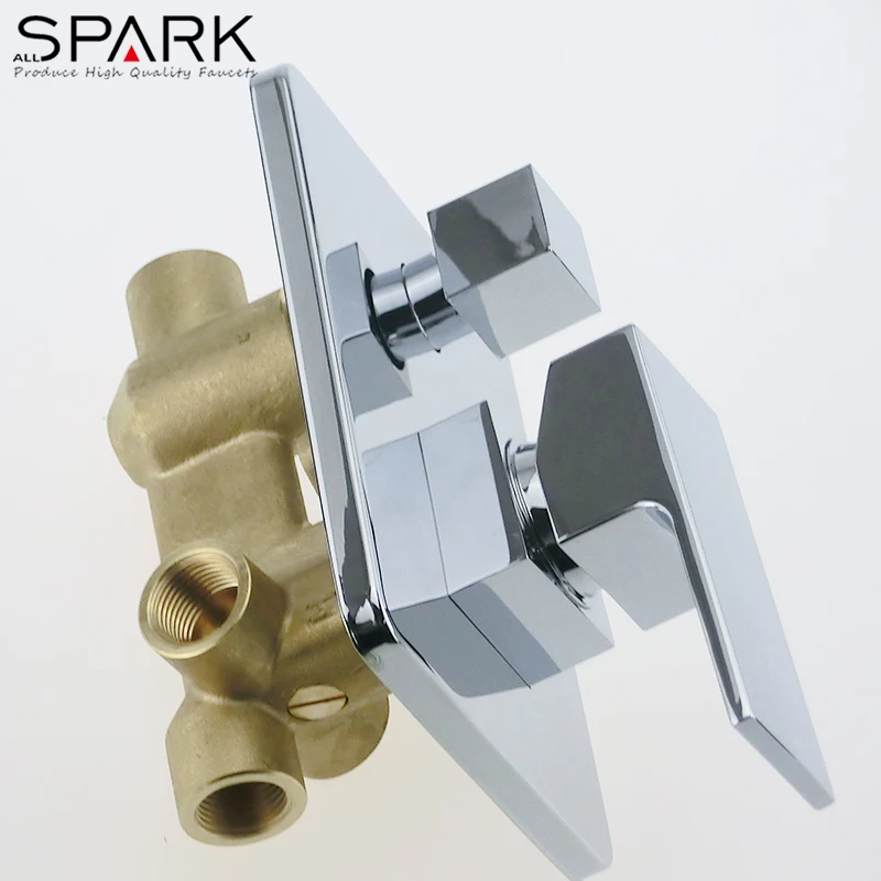 Australia standard brass 2 function bath mixer with diverter