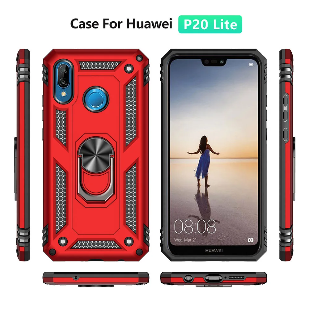 Hbrid Armor Back Cover Case For Huawei P20 Lite,Case For Huawei Nova 3E