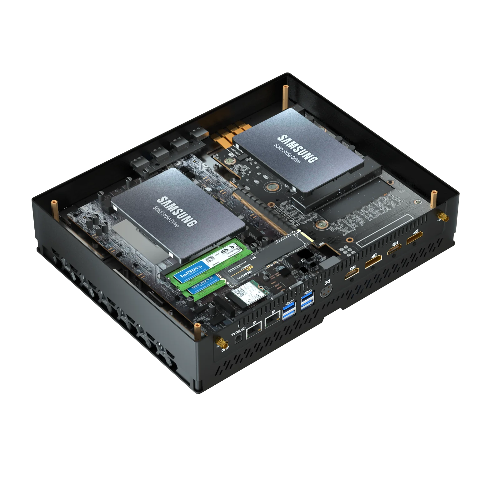 Eglobal 14 th Gen I-ntel C-ore i7-14700F/ i9-14900F Gaming Mini PC N-vidia RTX 4070 12G  24 Cores  32 Threads 4 Displays 4K@60Hz