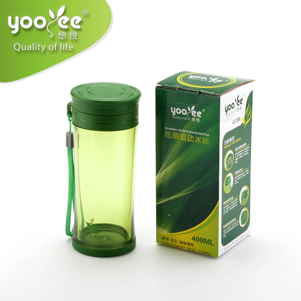 Sports Bottle Water Bottle - BPA Free - Leakproof PP with Tea Infuser Accessories Plastic Applicable for Boiling Water