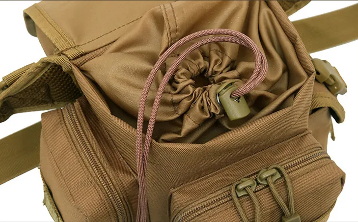 Multifunctional Drop Leg Waist Bag with Water Bottle Holder