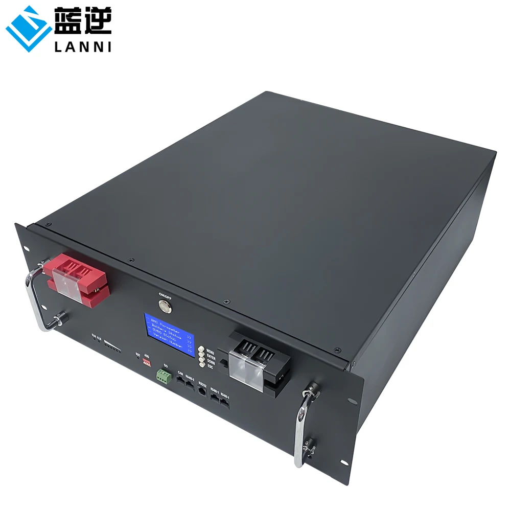 51.2v150ah lithium battery LiFePO4 BMS active equalization RS485 CAN communicate rack