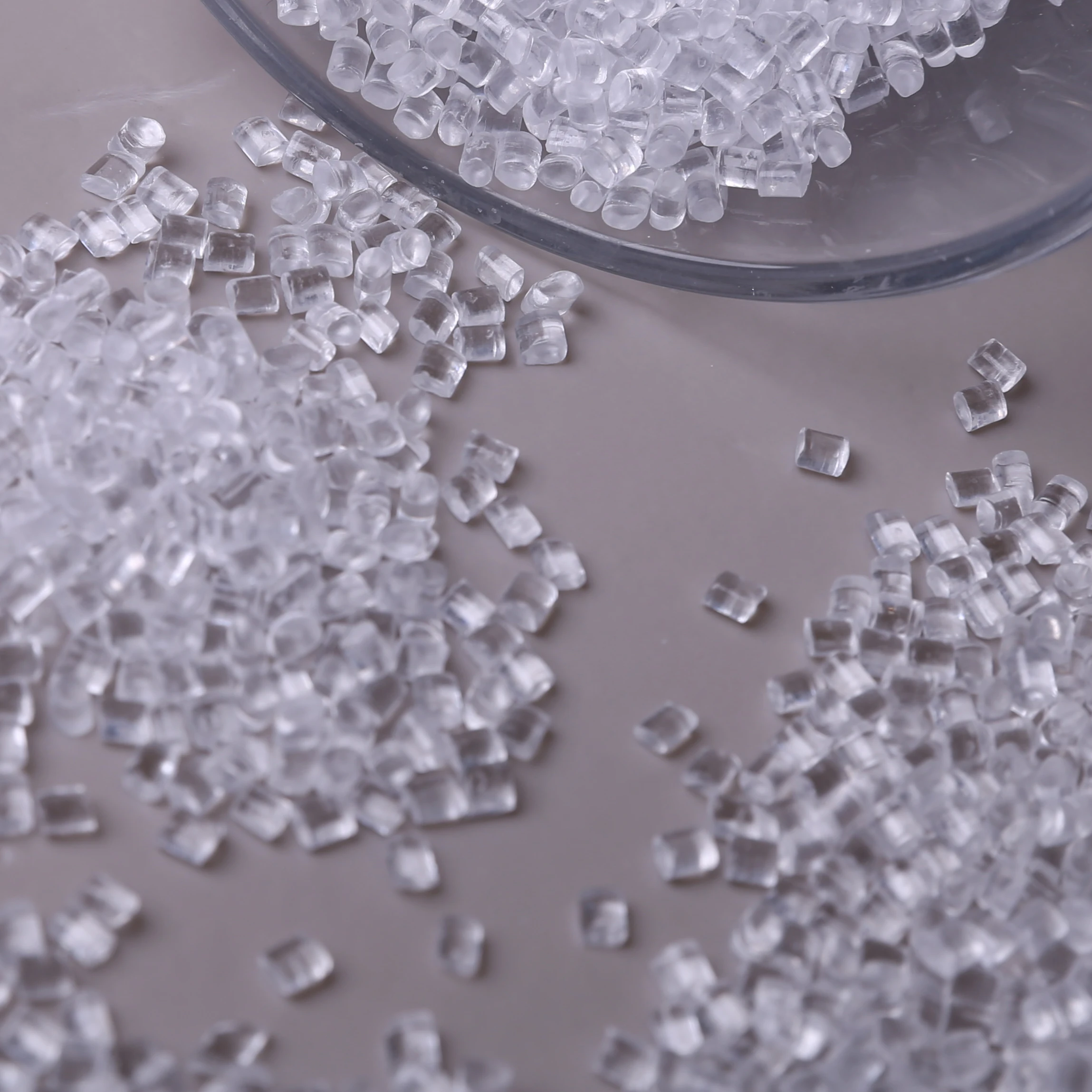 SAN Raw Material Dark Blue and Heat Resistant for External Pen Tubing Resin PN-127 L200 Plastic with Transparent Customized