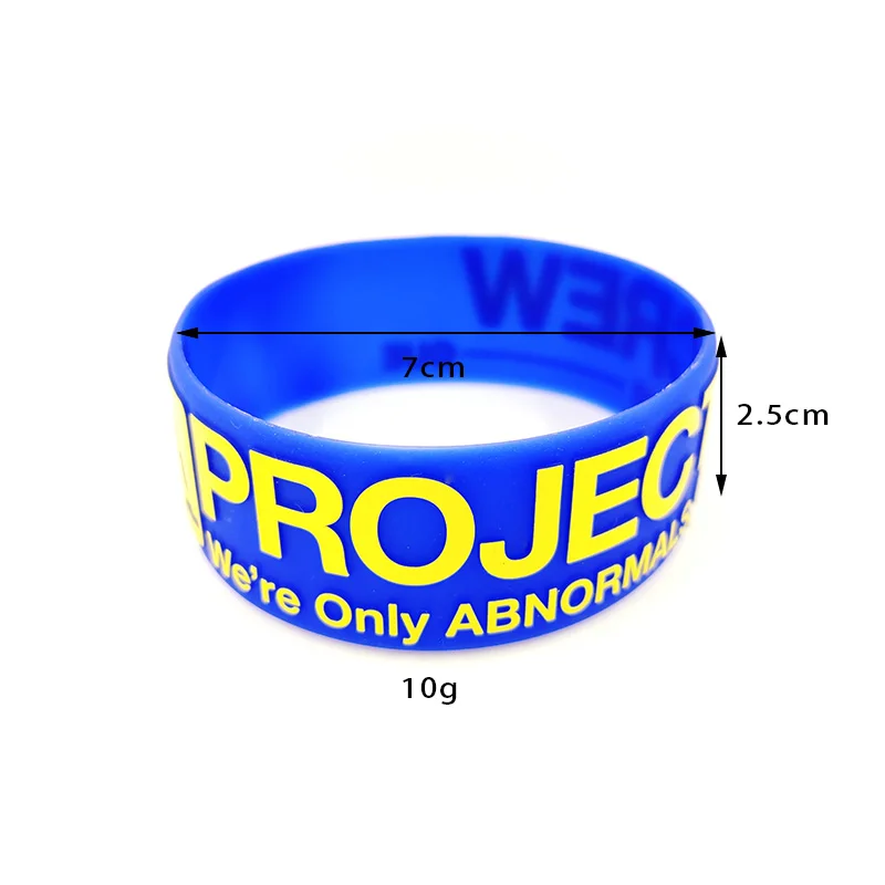 
Printed Engraved Custom Bracelet Plastic Silicone Rubber Silicone Wristband Debossed 