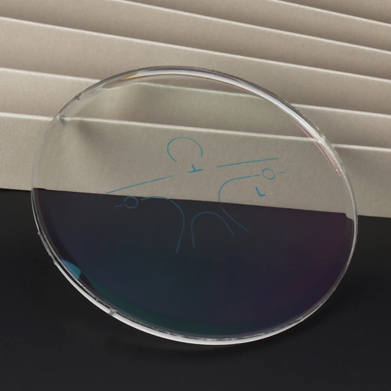 Jiangsu 1.56/1.61/1.67 Progressive Multifocal Resin HMC Green Coating Eyeglasses Lenses
