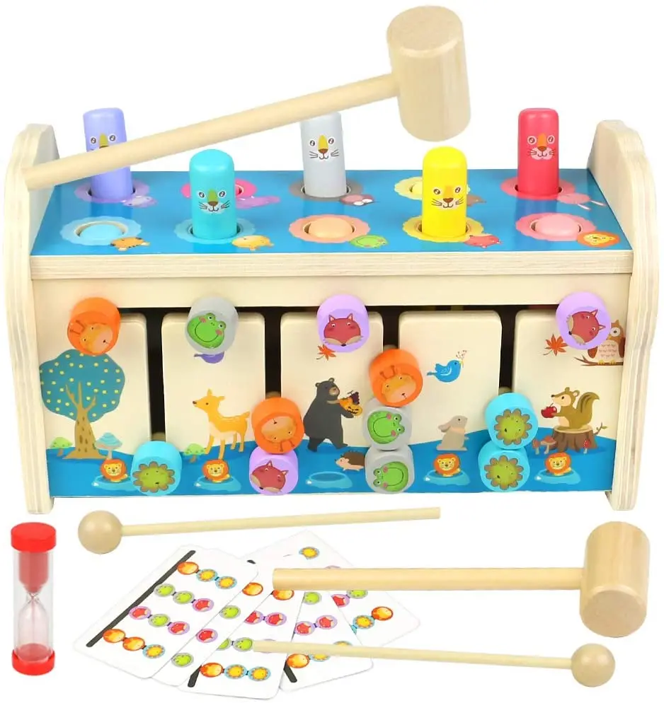 
Montessori Wooden Toys 3 in 1 Juguetess Infantil with Xylophone & Maze Educational Toy Gift Juguetes Educativos for Boys Girls 