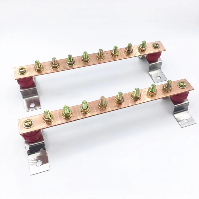 Good Quality Copper Earthing Bus Bar Of Connection System Manufacturer