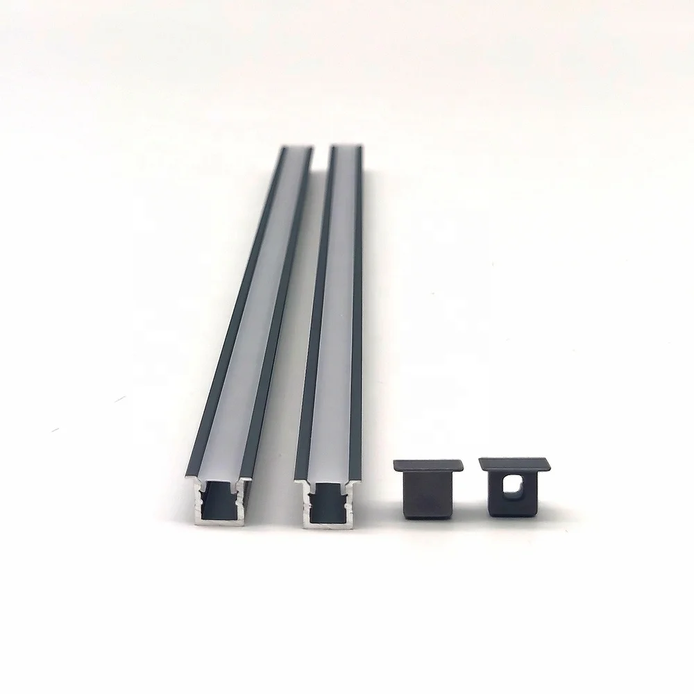 0809C China Supplier Groove Aluminum Plate Led Channel Aluminium Profile For LED Strip Lights for led cabinet light 08*09mm