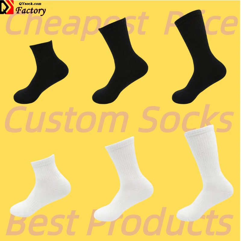 Custom  Athletic Socks Custom Logo Compression Sports Socks for Athletes Soccer Basketball  Running Cycling Socks