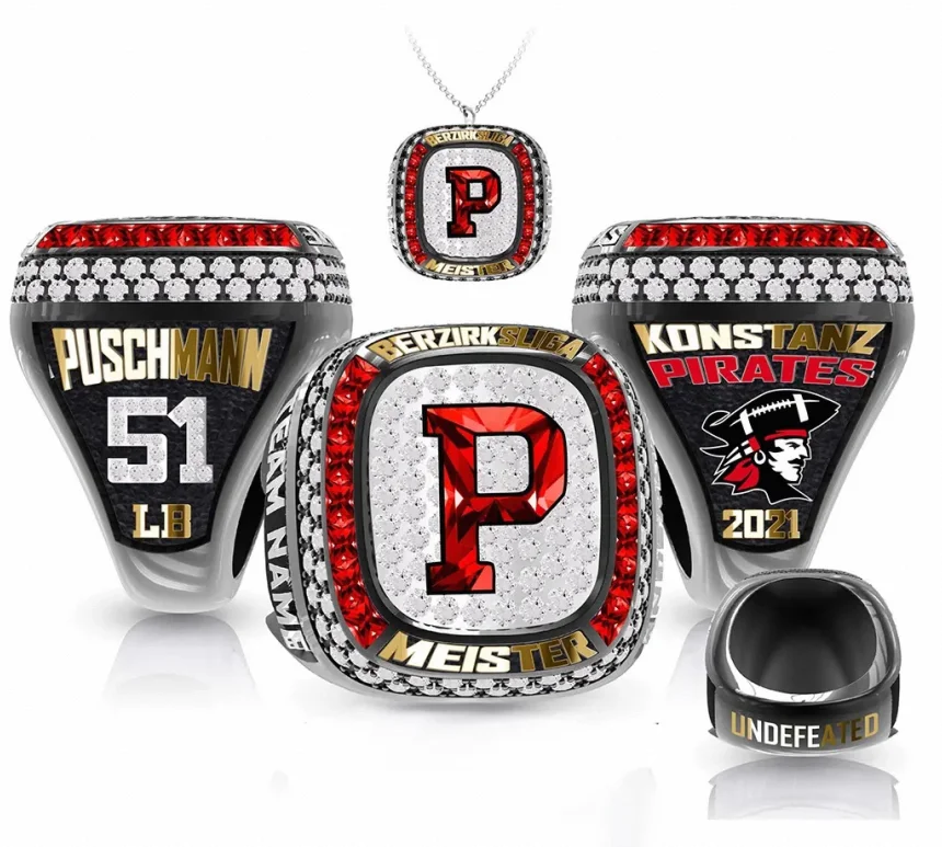 High Quality Custom Team Champions Ring for Basketball Ice Hockey Football Baseball & Softball Heart-Shaped Jewelry for Weddings