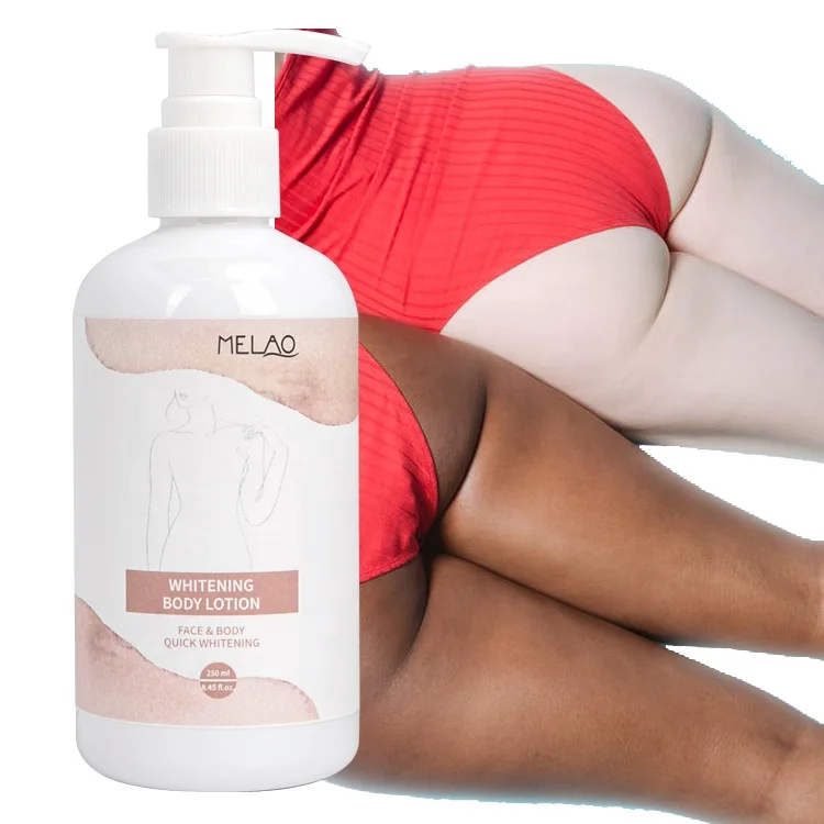 Private Label OEM Custom Logo Korean whitening body lotion for  Brightening Whitening Body skin For Black Skin