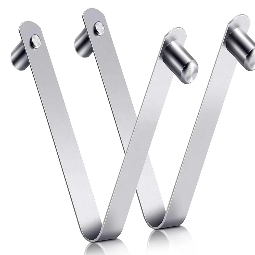 Stainless Steel Universal V Clip Fit for Swimming Pool and Spa Skimmer Net Brush and Poles